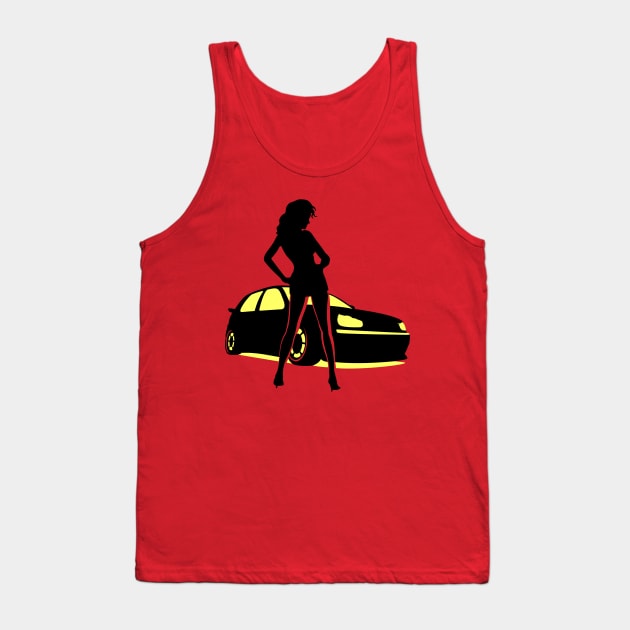 Tuning Car Girl Tank Top by GetTheCar